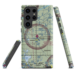 Jackson Municipal Airport (MJQ) VFR Sectional Samsung Phone Case