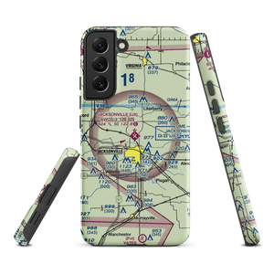 Jacksonville Municipal Airport (IJX) VFR Sectional Samsung Phone Case