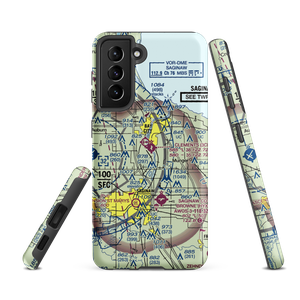 James Clements Municipal Airport (3CM) VFR Sectional Samsung Phone Case