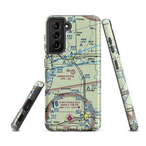 Jasper County Flying Club Airport (7LL3) VFR Sectional Samsung Phone Case