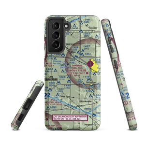 Jazz Ranch Airport (3OK9) VFR Sectional Samsung Phone Case