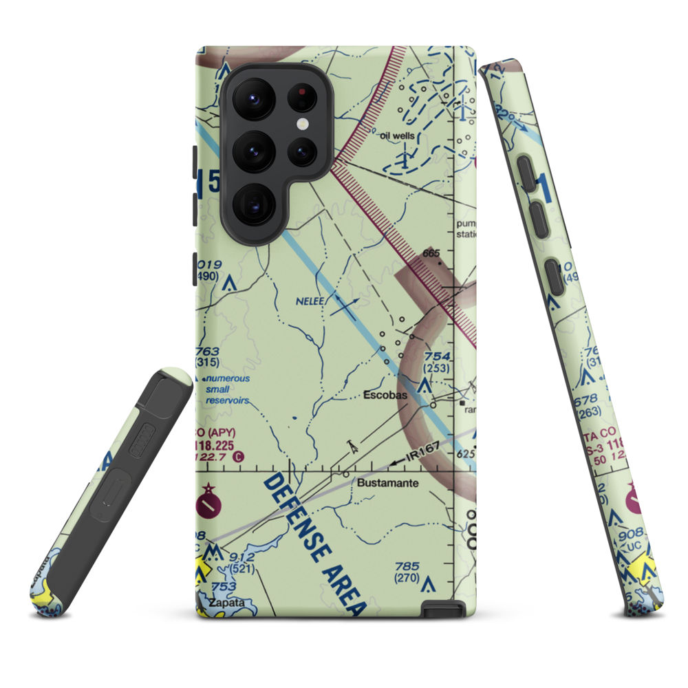 Jennings Ranch Airport (US-0156) VFR Sectional Samsung Phone Case Samsung Galaxy S22 Ultra model shown