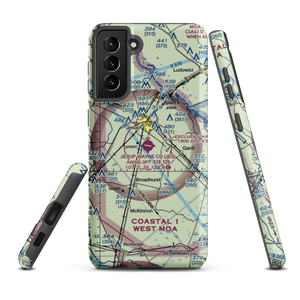 Jesup Wayne County Airport (JES) VFR Sectional Samsung Phone Case