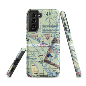 Jewell Airport (AK72) VFR Sectional Samsung Phone Case