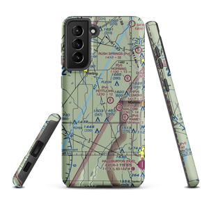 Jim Pettijohn Memorial Airport (7OK8) VFR Sectional Samsung Phone Case