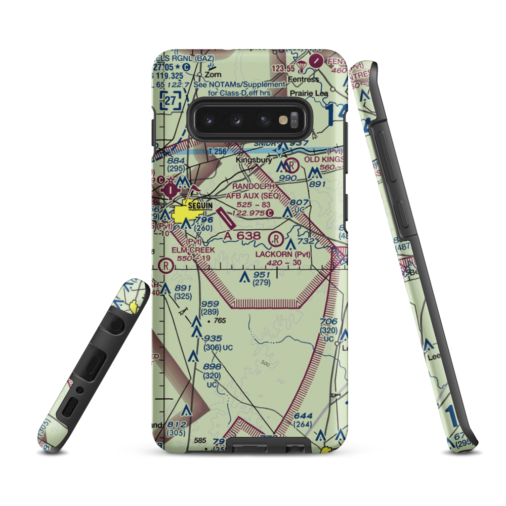 Joe Fleming Field (US-0046) VFR Sectional Samsung Phone Case Samsung Galaxy S10 Plus model shown