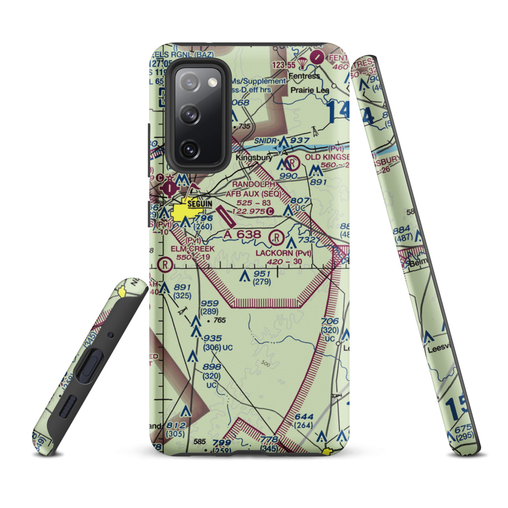 Joe Fleming Field (US-0046) VFR Sectional Samsung Phone Case Samsung Galaxy S20 FE model shown