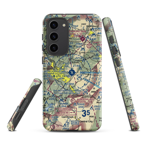 John Murtha Johnstown Cambria County Airport (JST) VFR Sectional Samsung Phone Case