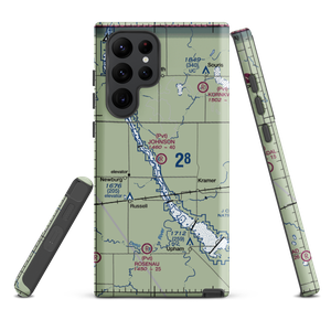 Johnson Airport (2ND7) VFR Sectional Samsung Phone Case