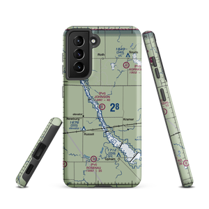 Johnson Airport (2ND7) VFR Sectional Samsung Phone Case