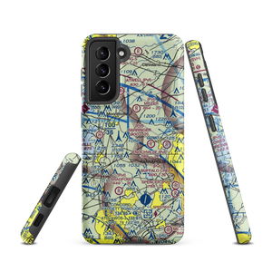 Johnston Airport (35NC) VFR Sectional Samsung Phone Case