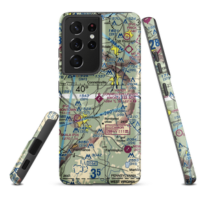 Joseph A. Hardy Connellsville Airport (VVS) VFR Sectional Samsung Phone Case