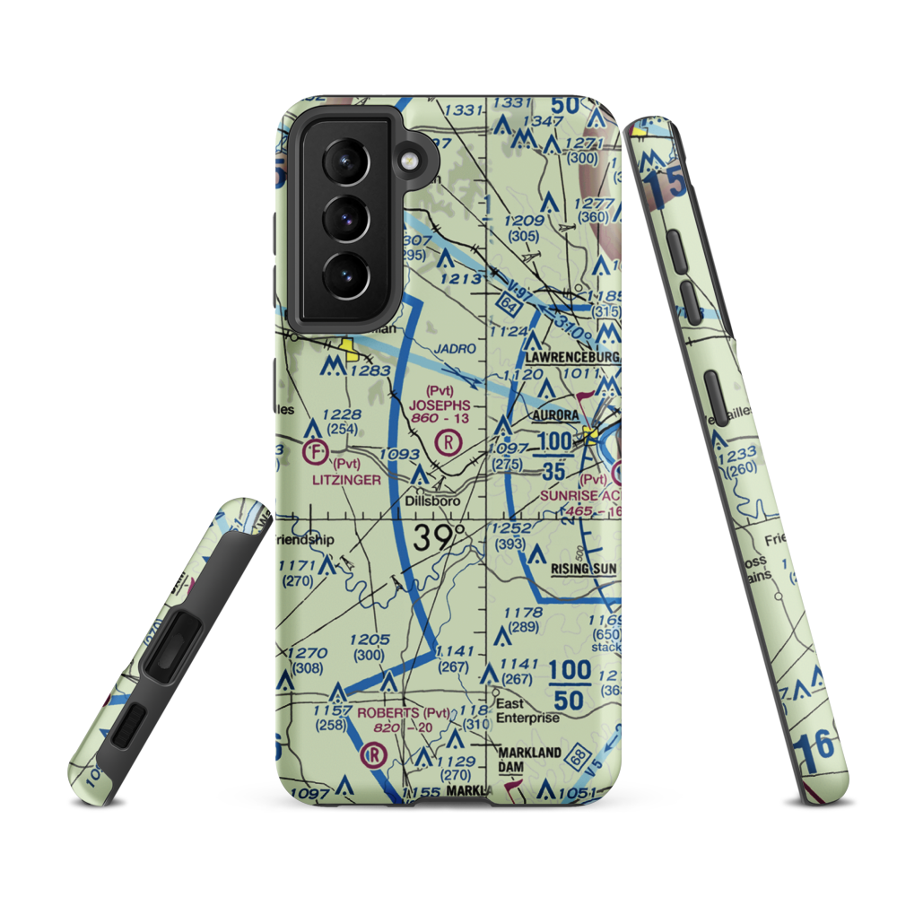 Josephs Field (IG07) VFR Sectional Samsung Phone Case Samsung Galaxy S21 FE model shown