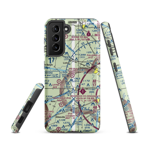 Jr's Airport (11IN) VFR Sectional Samsung Phone Case