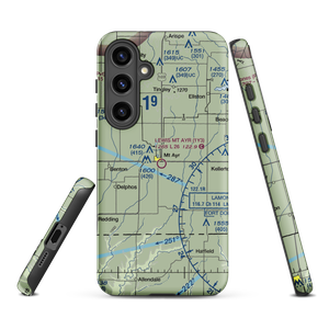 Judge Lewis Field Mt Ayr Municipal Airport (1Y3) VFR Sectional Samsung Phone Case