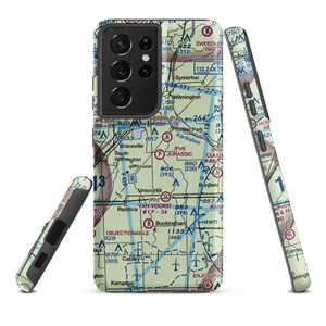 Jurassic Landings Ultralightport (II31) VFR Sectional Samsung Phone Case