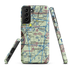 Jurassic Landings Ultralightport (II31) VFR Sectional Samsung Phone Case