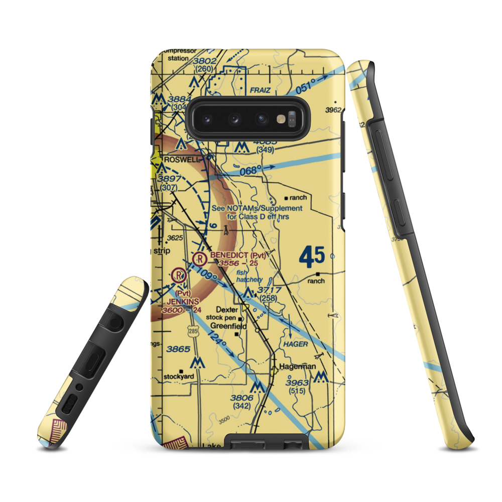 K-D Field (NM03) VFR Sectional Samsung Phone Case Samsung Galaxy S10 Plus model shown