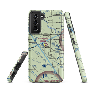 Kahoka Municipal Airport (0H7) VFR Sectional Samsung Phone Case