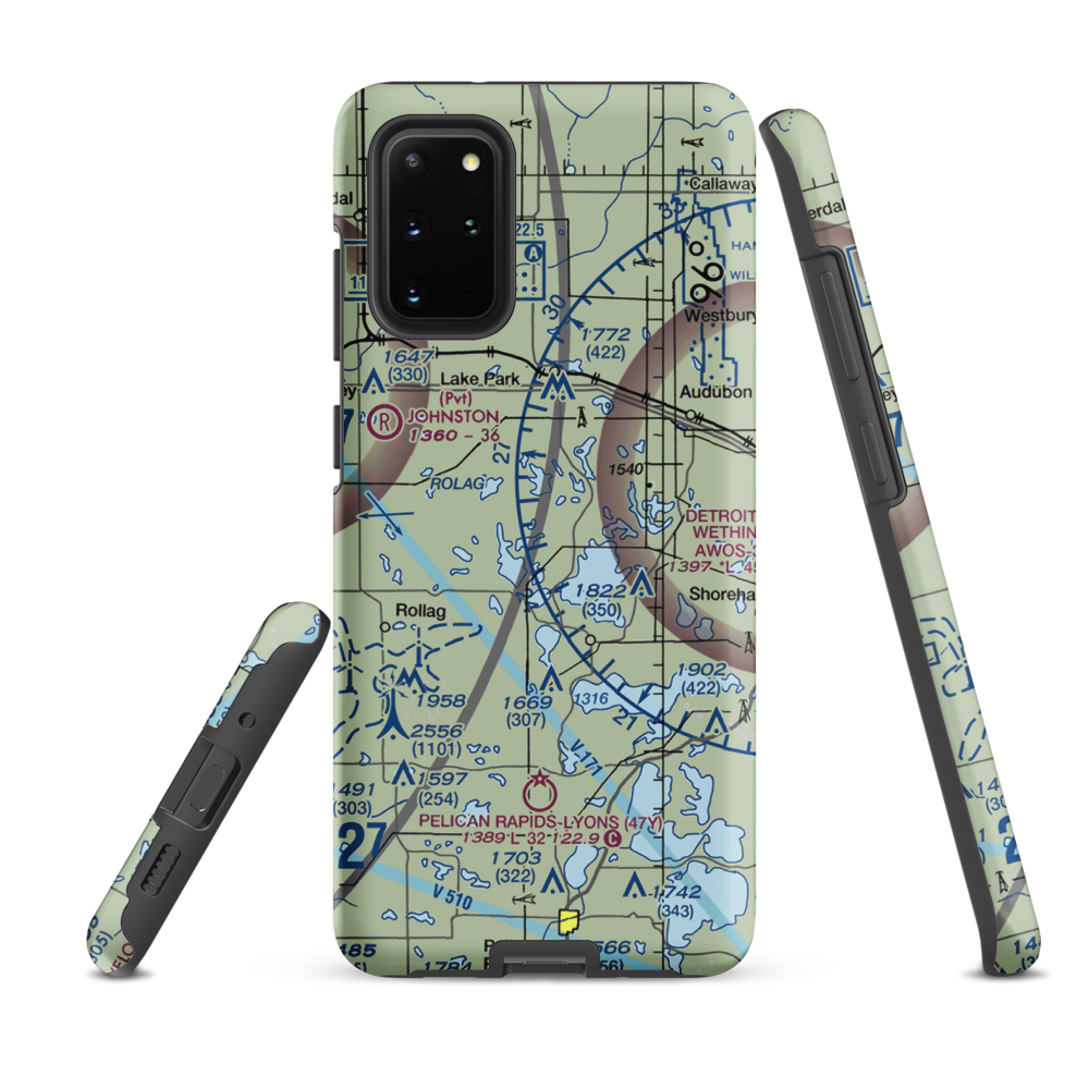 Kaiser's Airstrip (MY29) VFR Sectional Samsung Phone Case Samsung Galaxy S20 Plus model shown