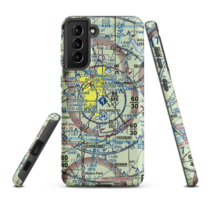 Kalamazoo Battle Creek International Airport (AZO) VFR Sectional Samsung Phone Case