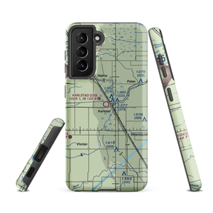 Karlstad Municipal Airport (23D) VFR Sectional Samsung Phone Case