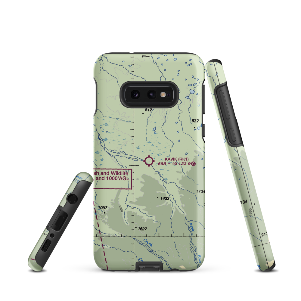 Kavik Strip (RK1) VFR Sectional Samsung Phone Case Samsung Galaxy S10 Plus model shown