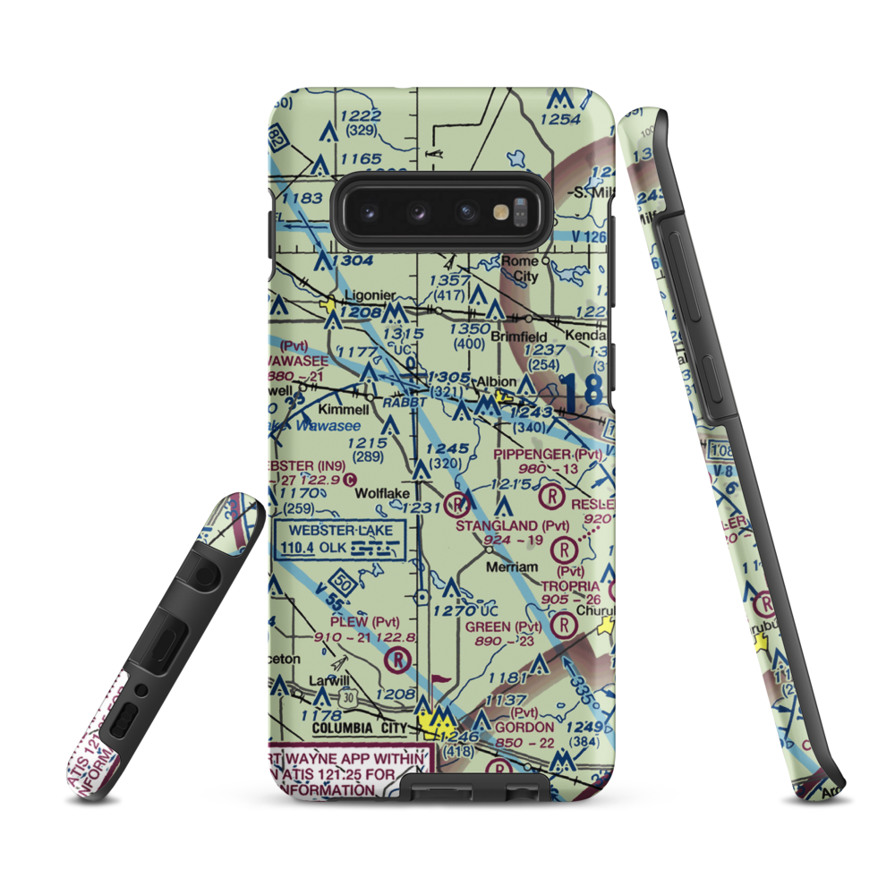 Kay Field (61II) VFR Sectional Samsung Phone Case Samsung Galaxy S10 Plus model shown