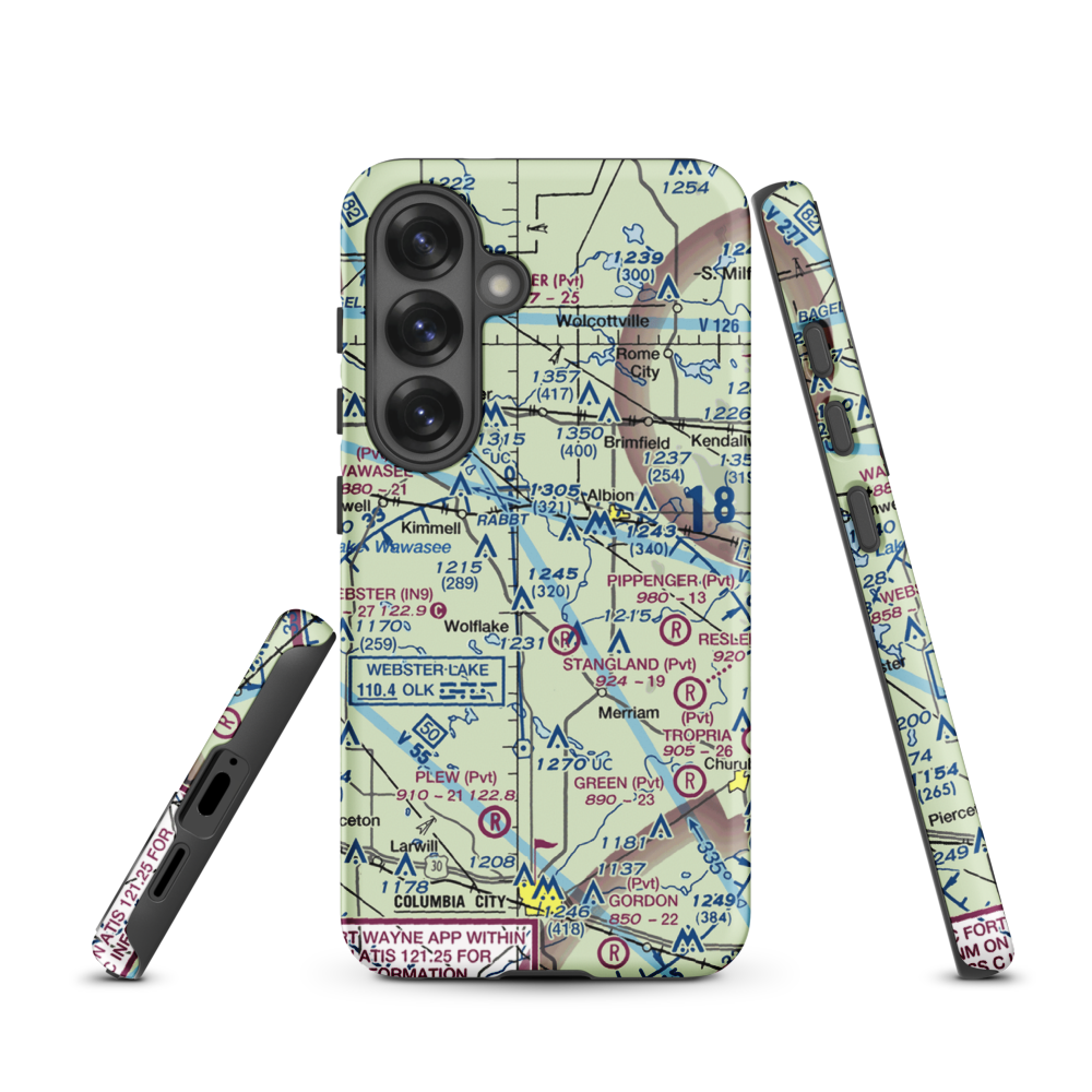 Kay Field (61II) VFR Sectional Samsung Phone Case Samsung Galaxy S25 model shown