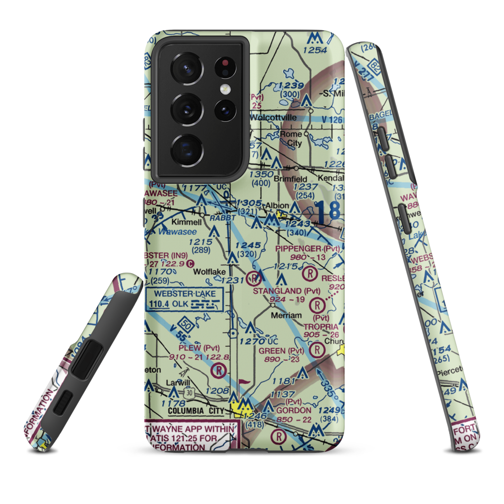 Kay Field (61II) VFR Sectional Samsung Phone Case Samsung Galaxy S21 Plus model shown