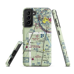 Keller Airfield (5AR7) VFR Sectional Samsung Phone Case