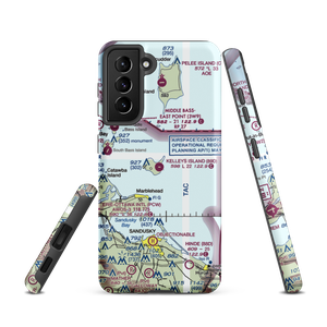 Kelleys Island Land Field (89D) VFR Sectional Samsung Phone Case