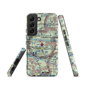 Kendallville Municipal Airport (C62) VFR Sectional Samsung Phone Case