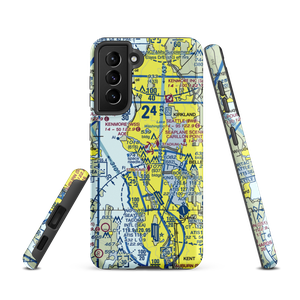 Kenmore Air Harbor Seaplane Base (W55) VFR Sectional Samsung Phone Case