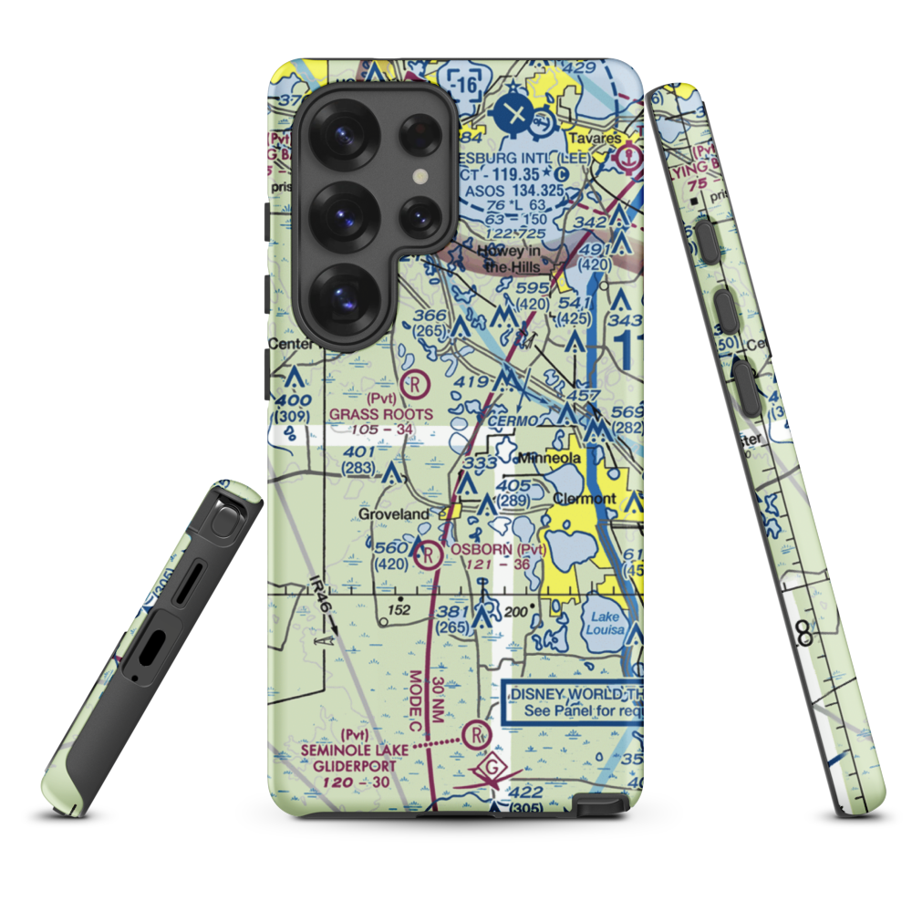 Kennedy Seaplane Base (FD78) VFR Sectional Samsung Phone Case Samsung Galaxy S25 Ultra model shown