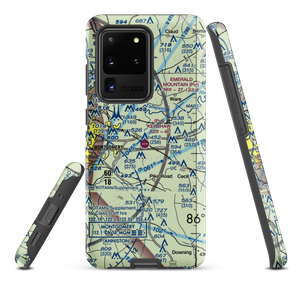 Kershaw Airport (AL12) VFR Sectional Samsung Phone Case