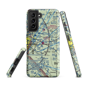 Kershaw Airport (AL12) VFR Sectional Samsung Phone Case