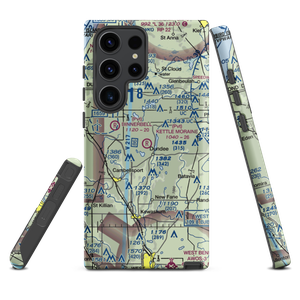 Kettle Moraine Airport (1WN1) VFR Sectional Samsung Phone Case