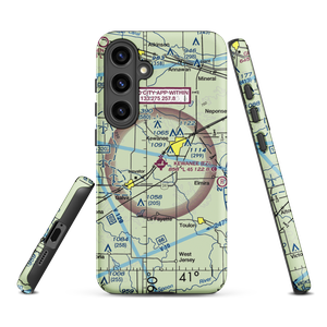 Kewanee Municipal Airport (EZI) VFR Sectional Samsung Phone Case