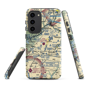 Keystone Airport (9PA7) VFR Sectional Samsung Phone Case