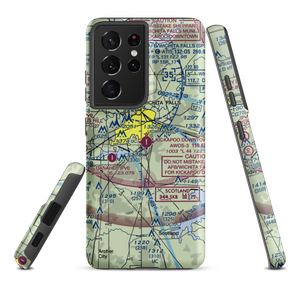 Kickapoo Downtown Airport (CWC) VFR Sectional Samsung Phone Case