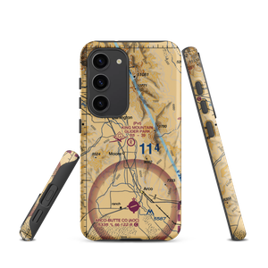 King Mountain Glider Park (ID36) VFR Sectional Samsung Phone Case