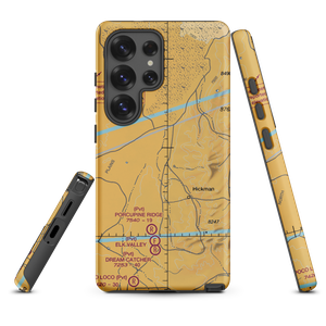 King Ranch Airport (83NM) VFR Sectional Samsung Phone Case