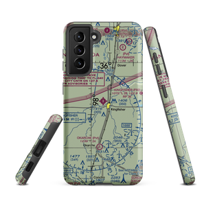 Kingfisher Airport (F92) VFR Sectional Samsung Phone Case