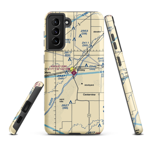 Kinsley Municipal Airport (33K) VFR Sectional Samsung Phone Case