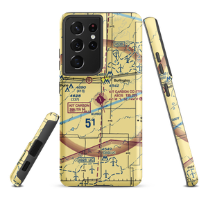 Kit Carson County Airport (ITR) VFR Sectional Samsung Phone Case