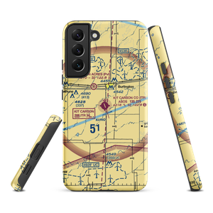 Kit Carson County Airport (ITR) VFR Sectional Samsung Phone Case