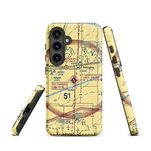 Kit Carson County Airport (ITR) VFR Sectional Samsung Phone Case