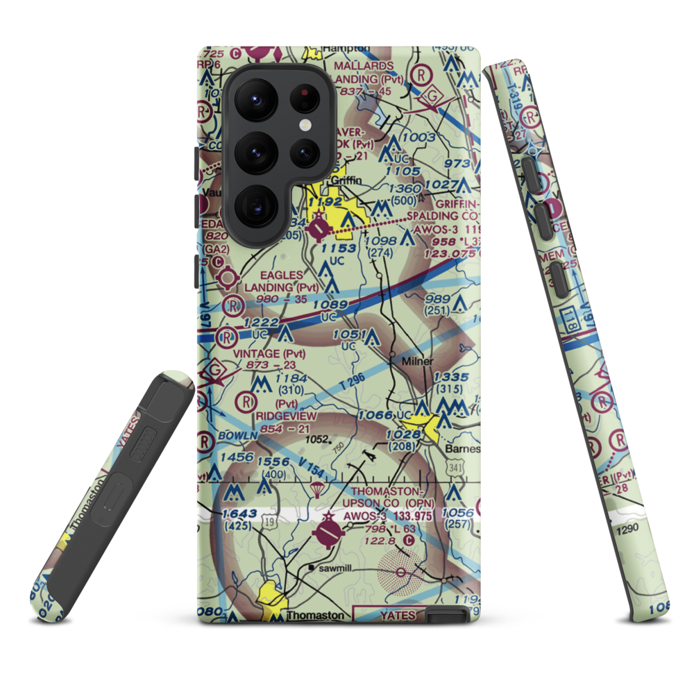 Kitchens Field (4GA7) VFR Sectional Samsung Phone Case Samsung Galaxy S22 Ultra model shown