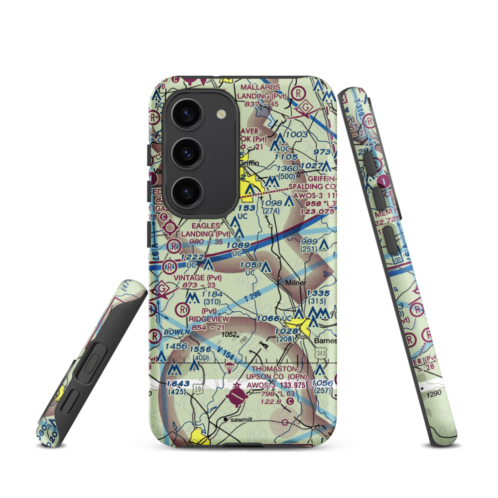Kitchens Field (4GA7) VFR Sectional Samsung Phone Case Samsung Galaxy S23 model shown